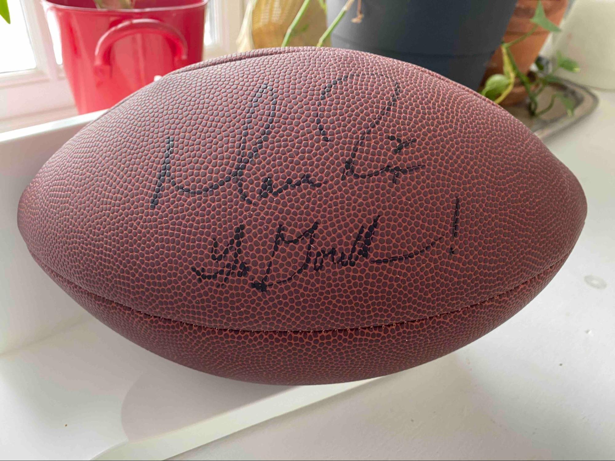 Matt ryan 2025 autographed football
